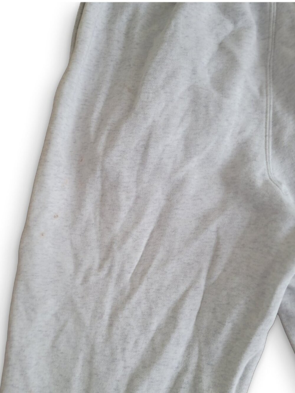 Nike Grey Fleece Track Jogger Pants Y2K Sporty Sweatpants (S) - Picture 4 of 6